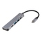 USB Hub Fixed 5v1 USB-C Mini pro notebooky a tablety - šedý (2)