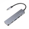 USB Hub Fixed 5v1 USB-C Mini pro notebooky a tablety - šedý (3)