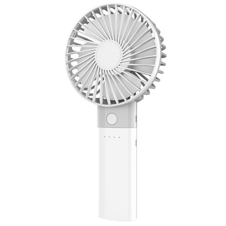 Stolní ventilátor Platinet Rechargeable Desk Fan 4000mAh Power Bank - bílý