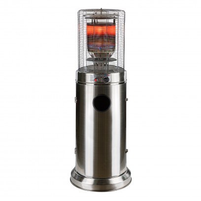 Plynový tepelný zářič Dema Santorin (61089D) stříbrný