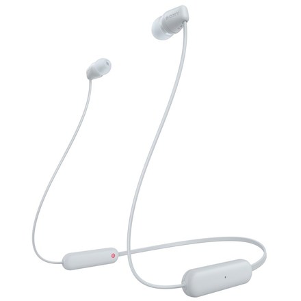 Sluchátka do uší Sony WI-C100 - bílá