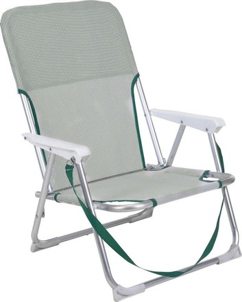 Kempingová židle ProGarden KO-X44000360 skládací bílá / zelená