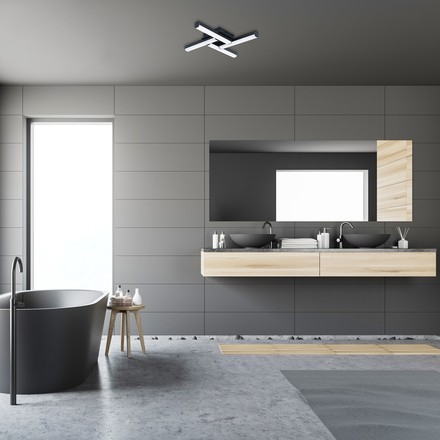 Koupelnové stropní svítidlo Rabalux 2168 EVAN LED Koupelnové stropní svítidlo LED/18W/230V IP44 (3)