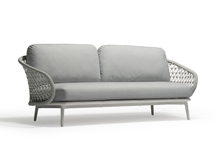 Zahradní dvoumístná luxusní pohovka Couture Jardin CUDDLE sofa šedá