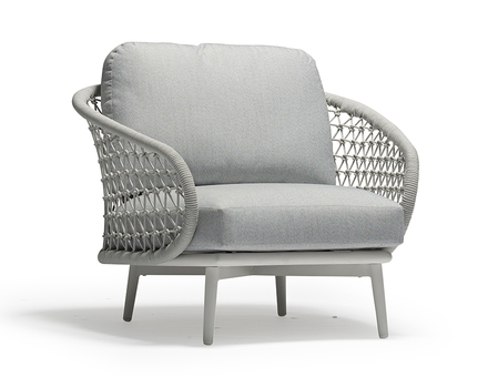 Luxusní zahradní křeslo Couture Jardin CUDDLE armchair šedá