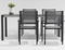 Luxusní set zahradních jídelních židlí Couture Jardin POLO dining chair šedá set 4ks (1)