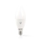 Chytrá žárovka Nedis SmartLife svíčka, Wi-Fi, E14, 470 lm, 4.9 W, RGB / Teplá - studená bílá (2)