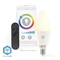 Chytrá žárovka Nedis SmartLife svíčka, Wi-Fi, E14, 470 lm, 4.9 W, RGB / Teplá - studená bílá (3)