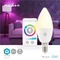 Chytrá žárovka Nedis SmartLife svíčka, Wi-Fi, E14, 470 lm, 4.9 W, RGB / Teplá - studená bílá (5)