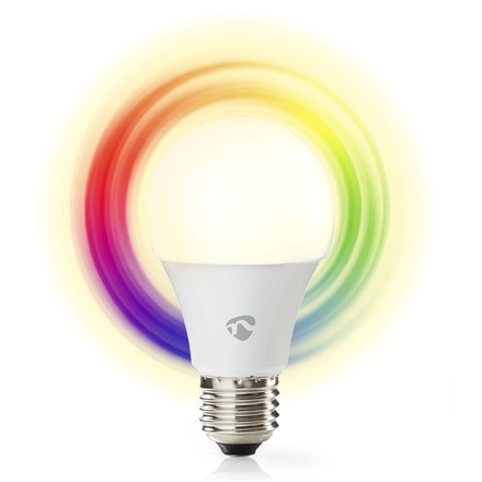 Chytrá žárovka Nedis SmartLife klisik, Wi-Fi, E27, 806 lm, 9 W, RGB / Teplá - studená bílá