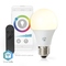 Chytrá žárovka Nedis SmartLife klisik, Wi-Fi, E27, 806 lm, 9 W, RGB / Teplá - studená bílá (3)