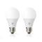 Chytrá žárovka Nedis SmartLife klasik, Wi-Fi, E27, 806 lm, 9 W, RGB / Teplá - studená bílá, 2ks (1)