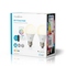 Chytrá žárovka Nedis SmartLife klasik, Wi-Fi, E27, 806 lm, 9 W, RGB / Teplá - studená bílá, 2ks (6)