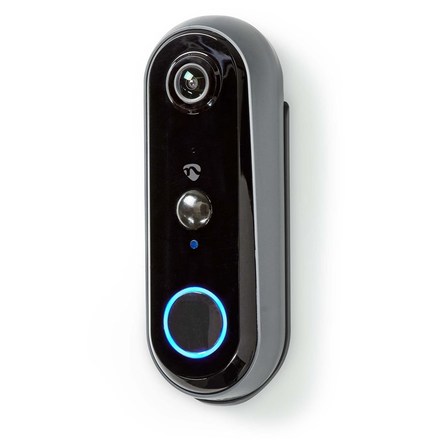Domovní bezdrátový zvonek Nedis SmartLife, Wi-Fi, Full HD - šedý