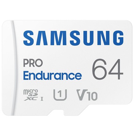 Paměťová karta Samsung Micro SDXC Pro Endurance 64GB UHS-I U1 (100R/ 30W) + SD adaptér