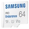 Paměťová karta Samsung Micro SDXC Pro Endurance 64GB UHS-I U1 (100R/ 30W) + SD adaptér (1)