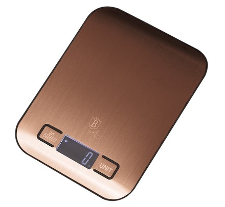 Kuchyňská váha Berlingerhaus BH-9424 Váha kuchyňská digitální 5 kg Rosegold Metallic Line