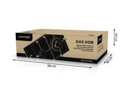 Plynová varná deska Concept PDV7230bc - black (6)