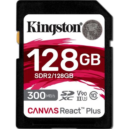 Paměťová karta Kingston MicroSDXC SDR2/128GB UHS-II V90