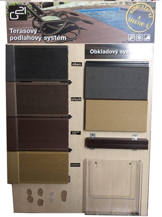 Terasové prkno G21 Terasové prkno 2,5*14*300cm, Indický teak mat. WPC (3)