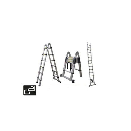 Teleskopický žebřík G21 GA-TZ12-3,8M štafle/žebřík