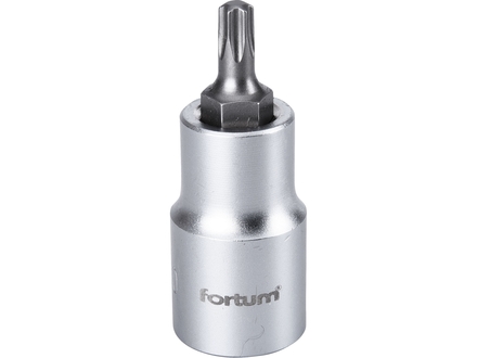 Hlavice zástrčná Fortum (4700723) hlavice zástrčná TORX, 1/2", TX 30, L 55mm, CrV/S2