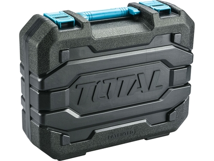 Aku vrtací šroubovák Total THKTHP10812 Vrtací šroubovák AKU 12V Li-ion s nářadím, sada 81ks (3)