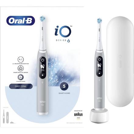 Elektrický zubní kartáček Oral-B iO6 Series Grey Opal (1)