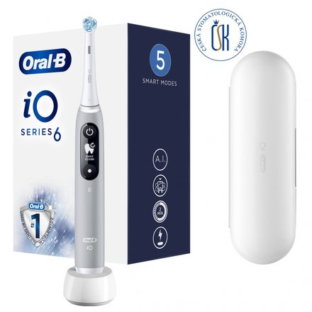 Elektrický zubní kartáček Oral-B iO6 Series Grey Opal