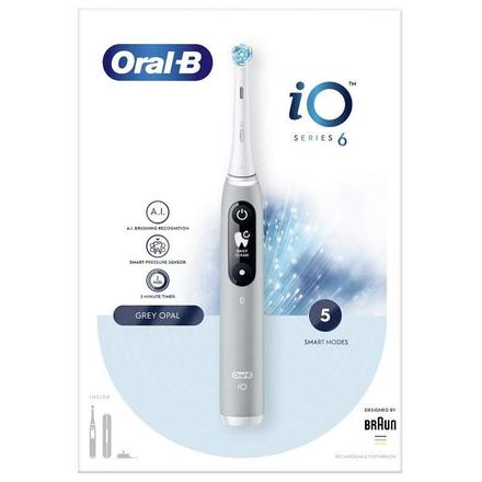 Elektrický zubní kartáček Oral-B iO6 Series Grey Opal (5)
