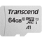Paměťová karta Transcend 300S microSDXC 64GB UHS-I U1 (95R/ 25W) + adapter (1)