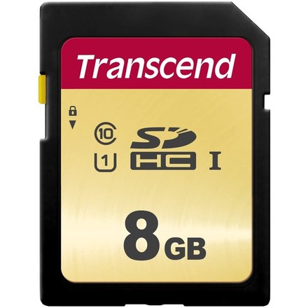 Paměťová karta Transcend 500S SDHC 8GB UHS-I U1 (Class 10) (95R/ 60W)