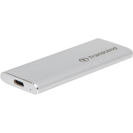 Externí pevný SSD disk Transcend ESD240C 240GB USB 3.1 Gen2 (USB-C) - stříbrný