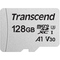 Paměťová karta Transcend 300S microSDXC 128GB UHS-I U3 V30 A1 (100R/ 45W) + adapter (1)