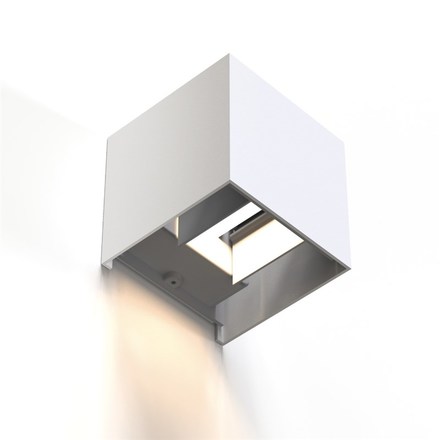 Nástěnné svítidlo Hama SMART WiFi, čtvercové, 10 cm, IP44 - bílé