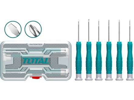 Hodinářské šroubováky Total THT250PS0601 Hodinářské šroubováky