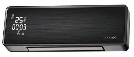 Nástěnné keramické topidlo Concept QH4001, černá