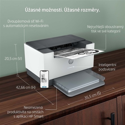 Laserová tiskárna HP LaserJet M209dw A4, 30str./ min, 600 x 600, WF, (2)
