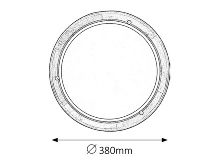 Stropní svítidlo Rabalux 5427 UFO E27 2x MAX 60W dub/ opálové sklo (1)