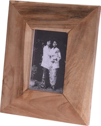 Fotorámeček Homestyling KO-Q90000300 z teakového dřeva 27,5 x 22 cm