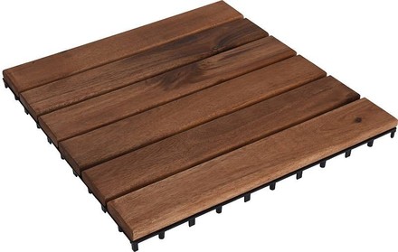 Dřevěné dlaždice ProGarden KO-VN2000020 Dřevěné dlaždice terasové sada 9 ks akát