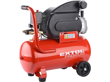 Olejový kompresor Extol Premium (8895310) 1500W, 24l