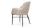 Moderní jídelní židle Autronic Jídelní židle, potah lanýžová látka v dekoru vintage kůže, kovová čtyřnohá podnož (AC-9990 LAN3) (1)