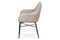 Moderní jídelní židle Autronic Jídelní židle, potah lanýžová látka v dekoru vintage kůže, kovová čtyřnohá podnož (AC-9990 LAN3) (2)