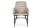 Moderní jídelní židle Autronic Jídelní židle, potah lanýžová látka v dekoru vintage kůže, kovová čtyřnohá podnož (AC-9990 LAN3) (3)
