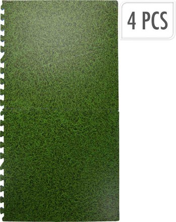 Pěnová podlaha Excellent KO-491003160 Pěnová podlaha puzzle sada 4 ks tráva