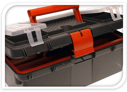 Kufr na nářadí ProGarden KO-Y98310050 Kufr na nářadí s organizérem plastový 36 x 21 cm (1)