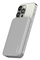 Záložní zdroj Epico Powerbank 5000mAh Aluminium Magnetic Wireless - stříbrná (3)