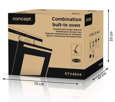 Kompaktní vestavná trouba Concept KTV4544 SINFONIA (6)
