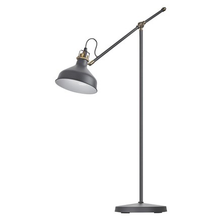 Stojací lampa Emos Z7610 Stojací lampa ARTHUR na žárovku E27, 150cm, tmavě šedá